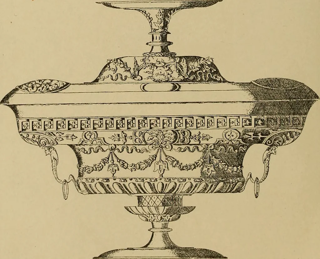 An illustration from Katalog der ornamentstich-sammlung des Kunstgewerbe-museums, mit 200 abbildungen, 1894, leaf 135