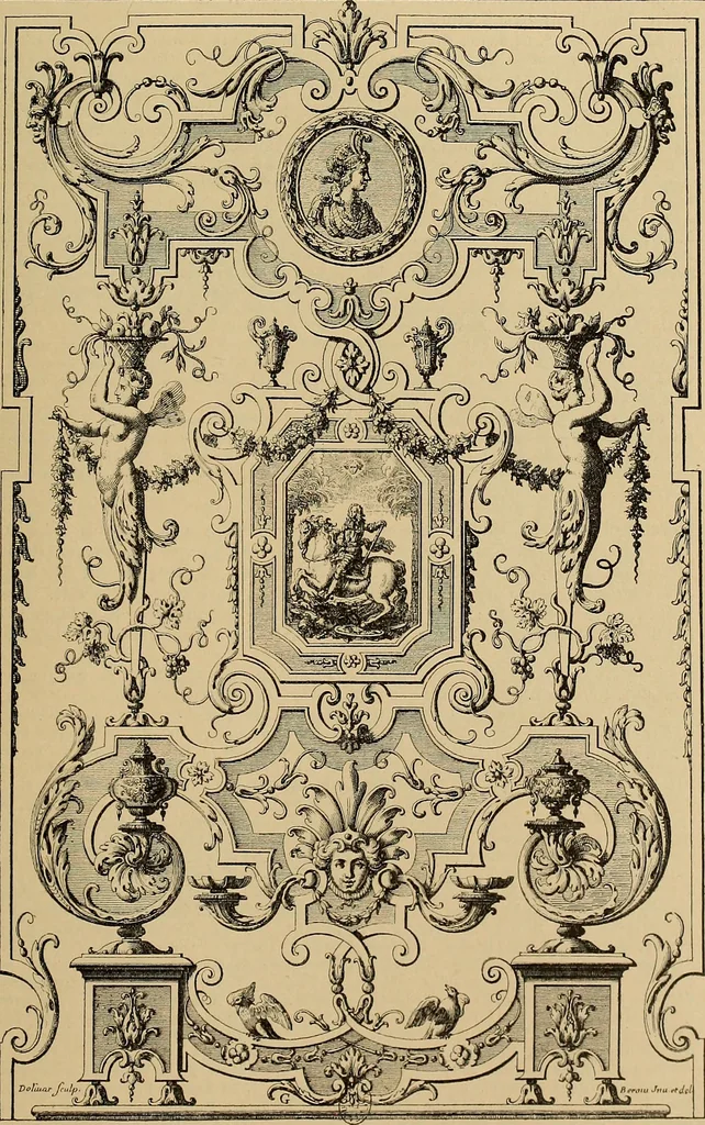 An illustration from Katalog der ornamentstich-sammlung des Kunstgewerbe-museums, mit 200 abbildungen, 1894, leaf 14