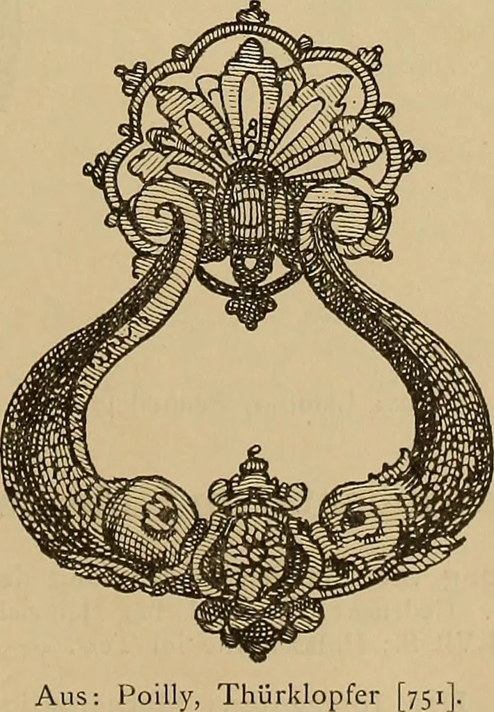 An illustration from Katalog der ornamentstich-sammlung des Kunstgewerbe-museums, mit 200 abbildungen, 1894, leaf 142