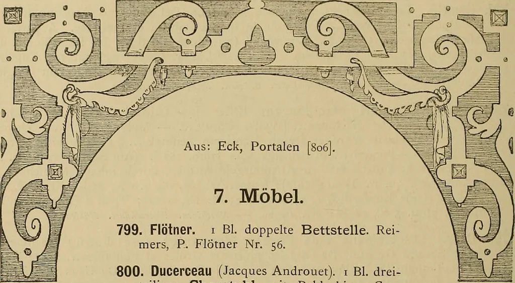 An illustration from Katalog der ornamentstich-sammlung des Kunstgewerbe-museums, mit 200 abbildungen, 1894, leaf 145