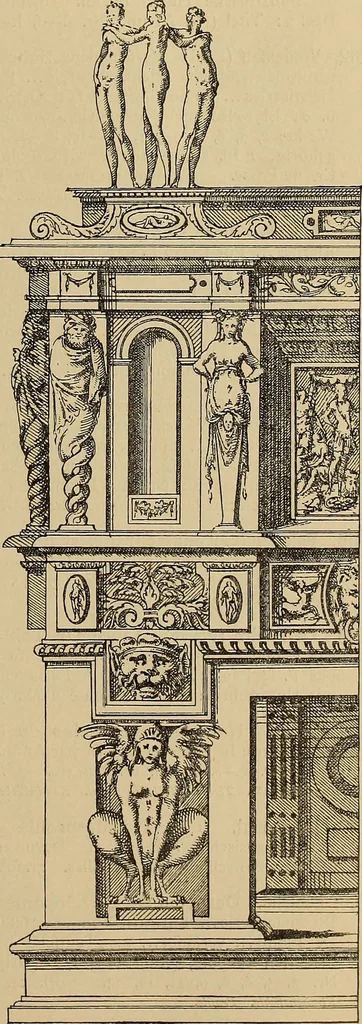 An illustration from Katalog der ornamentstich-sammlung des Kunstgewerbe-museums, mit 200 abbildungen, 1894, leaf 146