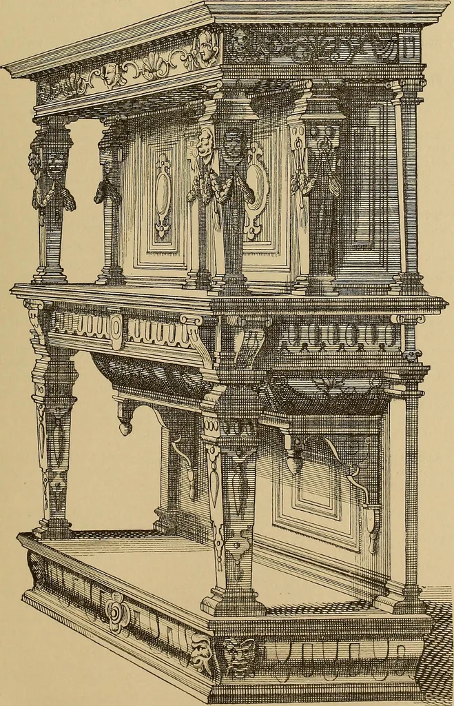 An illustration from Katalog der ornamentstich-sammlung des Kunstgewerbe-museums, mit 200 abbildungen, 1894, leaf 148