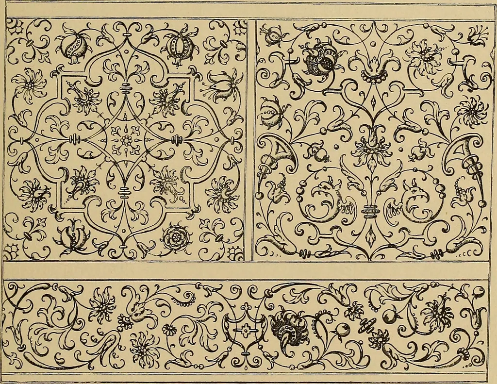 An illustration from Katalog der ornamentstich-sammlung des Kunstgewerbe-museums, mit 200 abbildungen, 1894, leaf 162