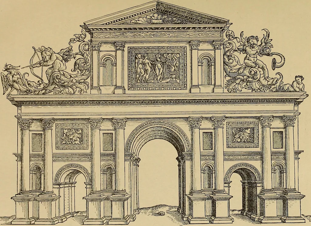 An illustration from Katalog der ornamentstich-sammlung des Kunstgewerbe-museums, mit 200 abbildungen, 1894, leaf 176