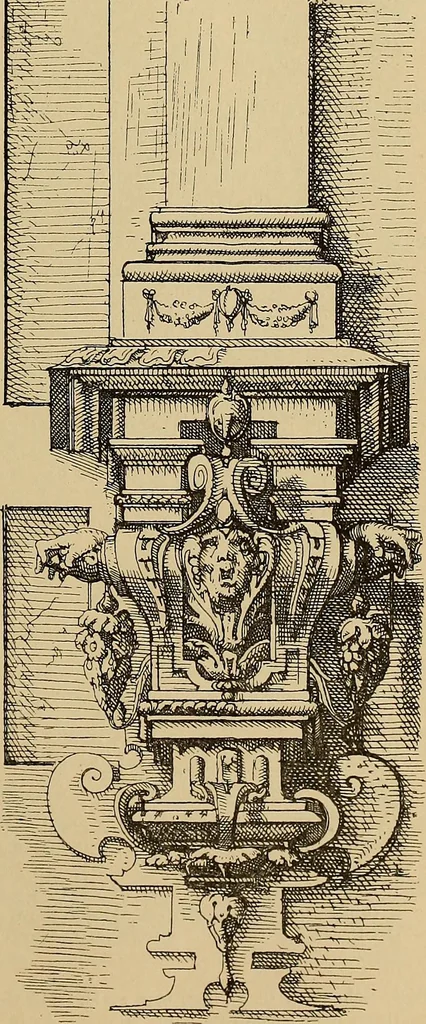 An illustration from Katalog der ornamentstich-sammlung des Kunstgewerbe-museums, mit 200 abbildungen, 1894, leaf 178