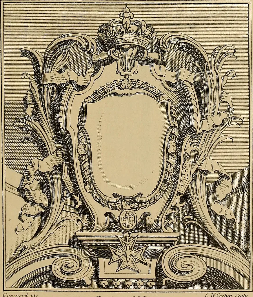 An illustration from Katalog der ornamentstich-sammlung des Kunstgewerbe-museums, mit 200 abbildungen, 1894, leaf 18