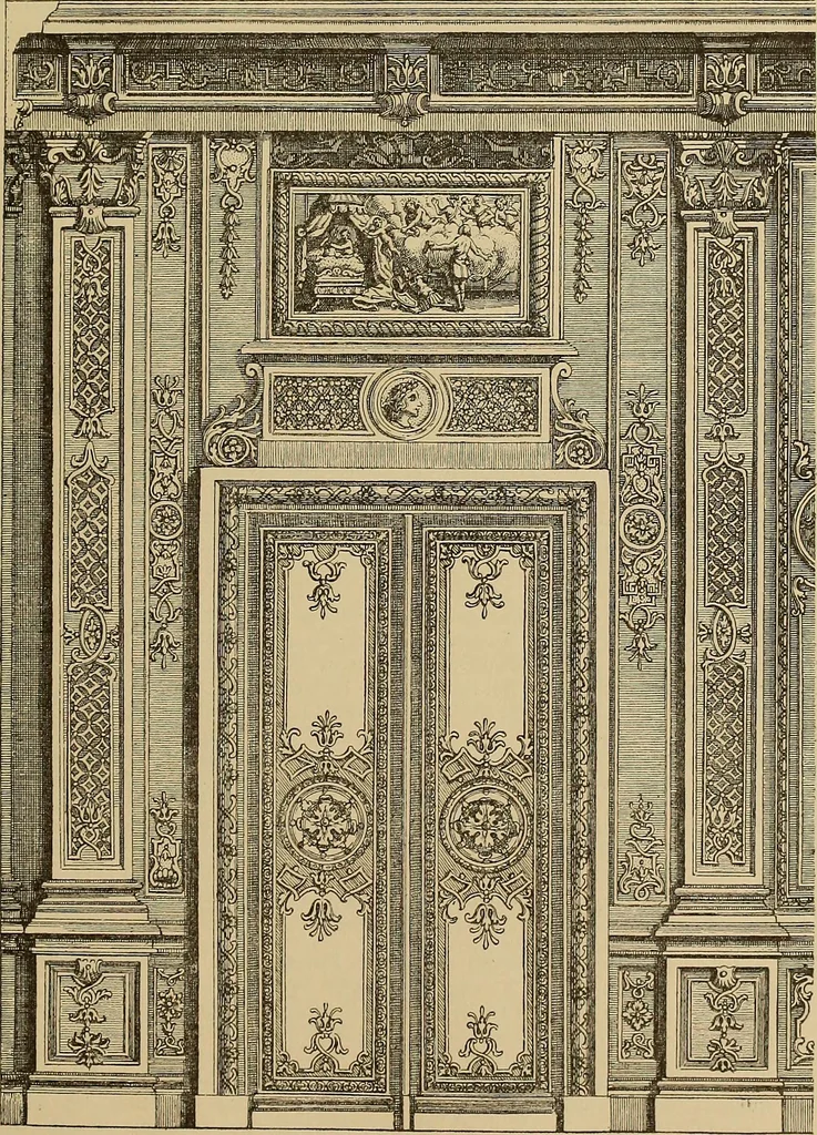 An illustration from Katalog der ornamentstich-sammlung des Kunstgewerbe-museums, mit 200 abbildungen, 1894, leaf 180