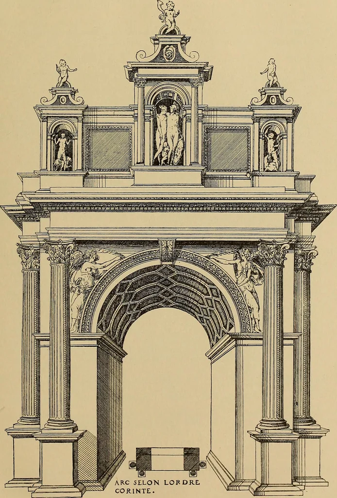 An illustration from Katalog der ornamentstich-sammlung des Kunstgewerbe-museums, mit 200 abbildungen, 1894, leaf 194