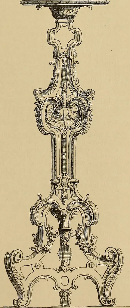 An illustration from Katalog der ornamentstich-sammlung des Kunstgewerbe-museums, mit 200 abbildungen, 1894, leaf 204
