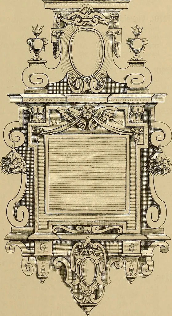 An illustration from Katalog der ornamentstich-sammlung des Kunstgewerbe-museums, mit 200 abbildungen, 1894, leaf 218