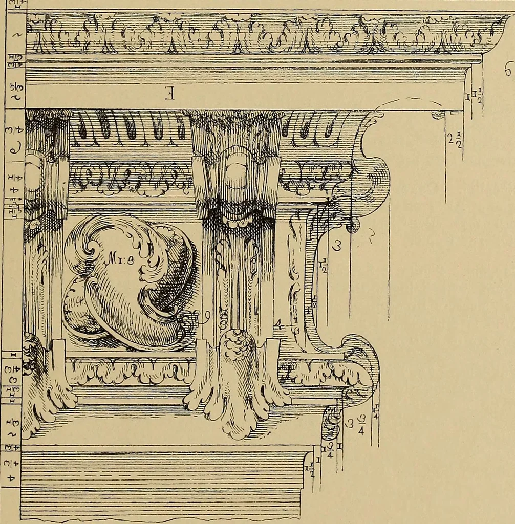 An illustration from Katalog der ornamentstich-sammlung des Kunstgewerbe-museums, mit 200 abbildungen, 1894, leaf 224