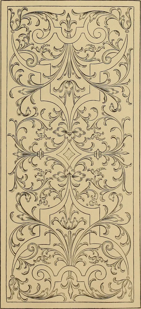 An illustration from Katalog der ornamentstich-sammlung des Kunstgewerbe-museums, mit 200 abbildungen, 1894, leaf 256