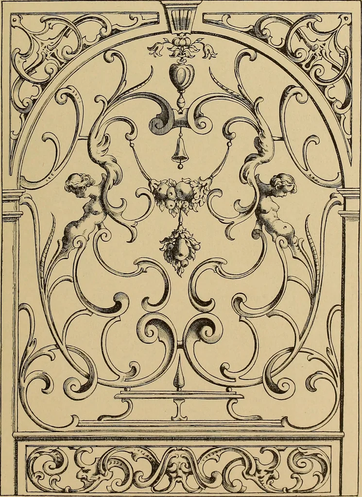 An illustration from Katalog der ornamentstich-sammlung des Kunstgewerbe-museums, mit 200 abbildungen, 1894, leaf 30