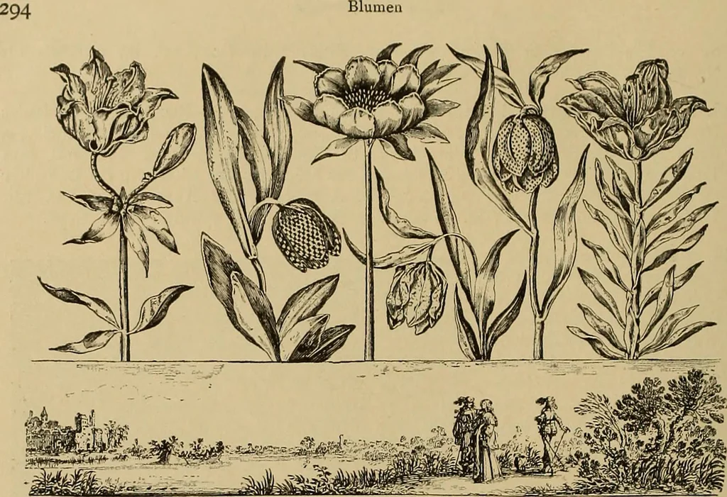 An illustration from Katalog der ornamentstich-sammlung des Kunstgewerbe-museums, mit 200 abbildungen, 1894, leaf 305