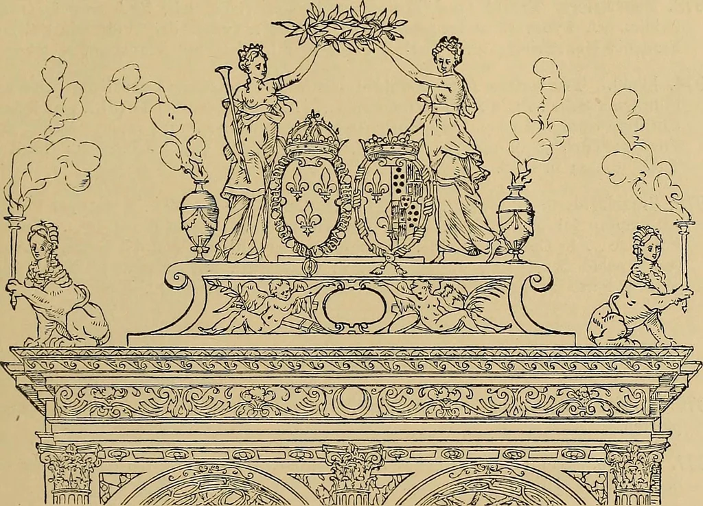 An illustration from Katalog der ornamentstich-sammlung des Kunstgewerbe-museums, mit 200 abbildungen, 1894, leaf 310