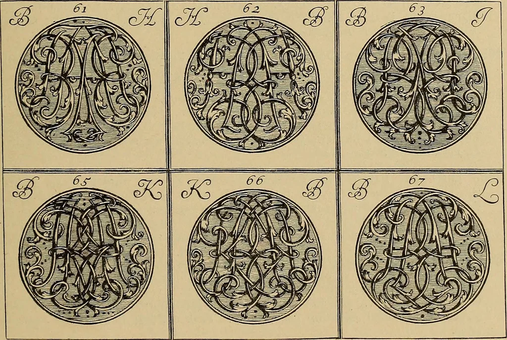 An illustration from Katalog der ornamentstich-sammlung des Kunstgewerbe-museums, mit 200 abbildungen, 1894, leaf 382