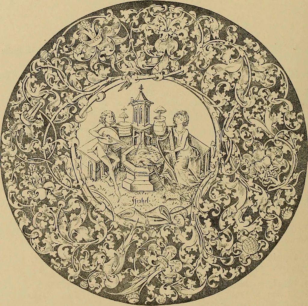 An illustration from Katalog der ornamentstich-sammlung des Kunstgewerbe-museums, mit 200 abbildungen, 1894, leaf 393