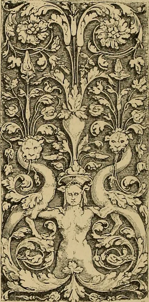 An illustration from Katalog der ornamentstich-sammlung des Kunstgewerbe-museums, mit 200 abbildungen, 1894, leaf 435