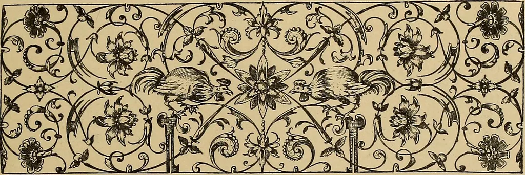 An illustration from Katalog der ornamentstich-sammlung des Kunstgewerbe-museums, mit 200 abbildungen, 1894, leaf 462