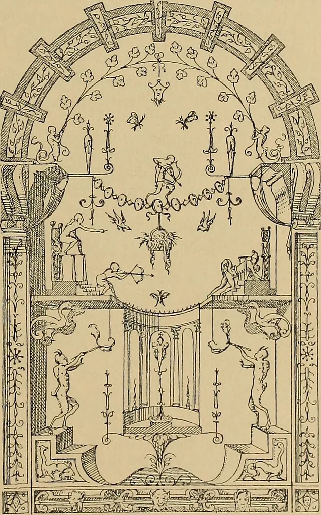 An illustration from Katalog der ornamentstich-sammlung des Kunstgewerbe-museums, mit 200 abbildungen, 1894, leaf 48
