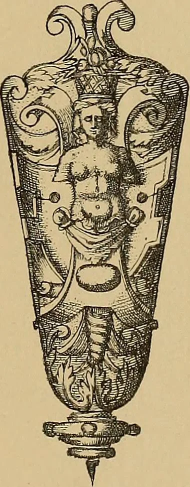 An illustration from Katalog der ornamentstich-sammlung des Kunstgewerbe-museums, mit 200 abbildungen, 1894, leaf 484