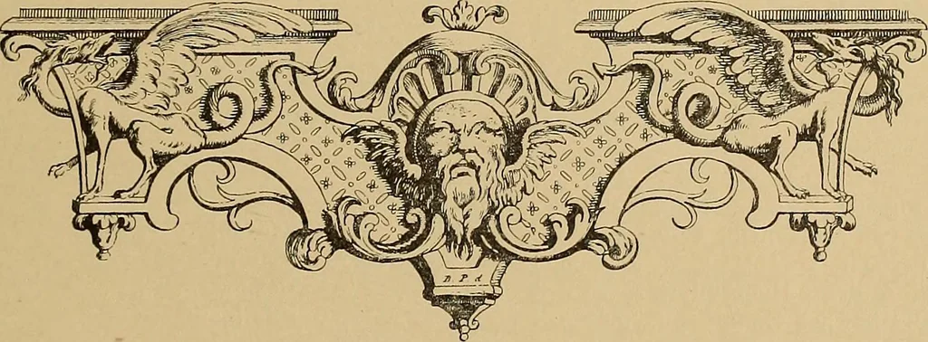An illustration from Katalog der ornamentstich-sammlung des Kunstgewerbe-museums, mit 200 abbildungen, 1894, leaf 488