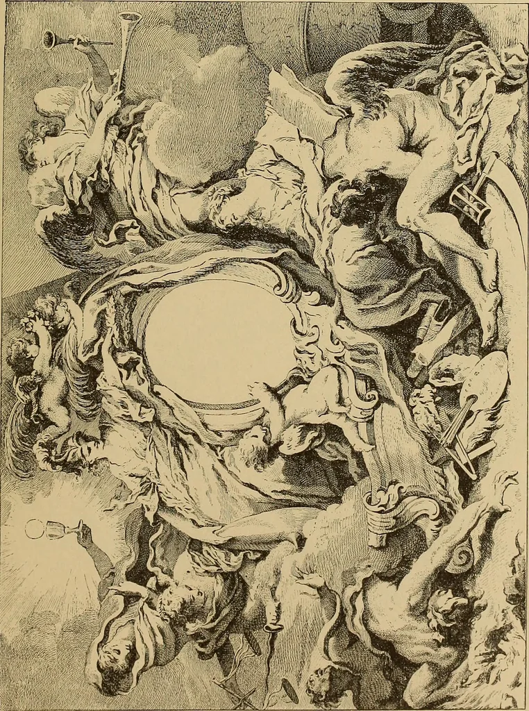 An illustration from Katalog der ornamentstich-sammlung des Kunstgewerbe-museums, mit 200 abbildungen, 1894, leaf 60