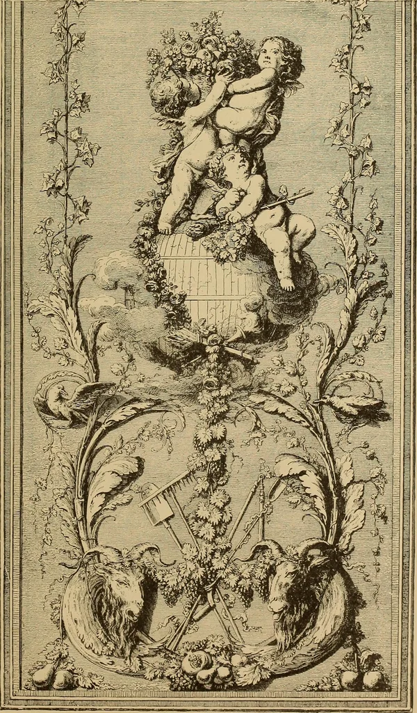 An illustration from Katalog der ornamentstich-sammlung des Kunstgewerbe-museums, mit 200 abbildungen, 1894, leaf 68