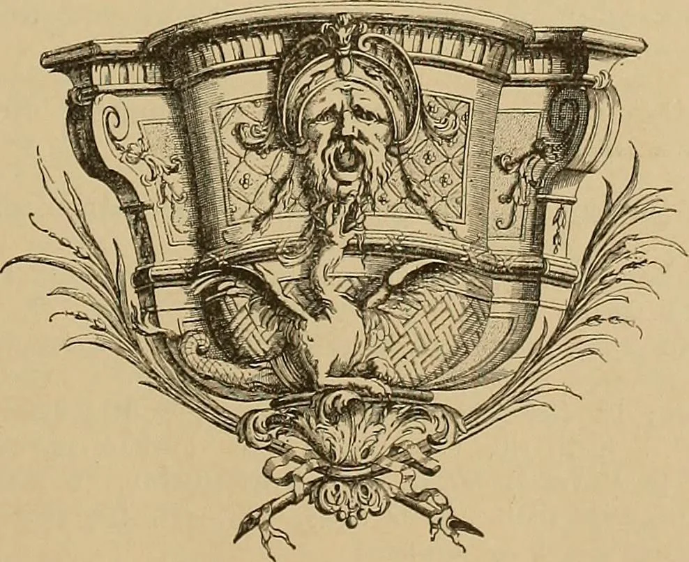 An illustration from Katalog der ornamentstich-sammlung des Kunstgewerbe-museums, mit 200 abbildungen, 1894, leaf 70