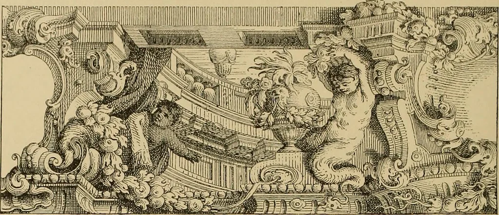 An illustration from Katalog der ornamentstich-sammlung des Kunstgewerbe-museums, mit 200 abbildungen, 1894, leaf 71