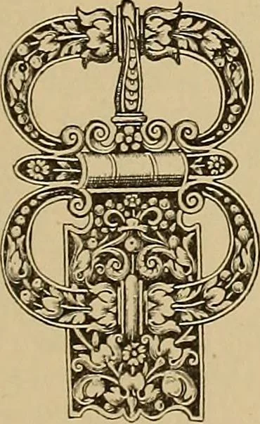 An illustration from Katalog der ornamentstich-sammlung des Kunstgewerbe-museums, mit 200 abbildungen, 1894, leaf 86