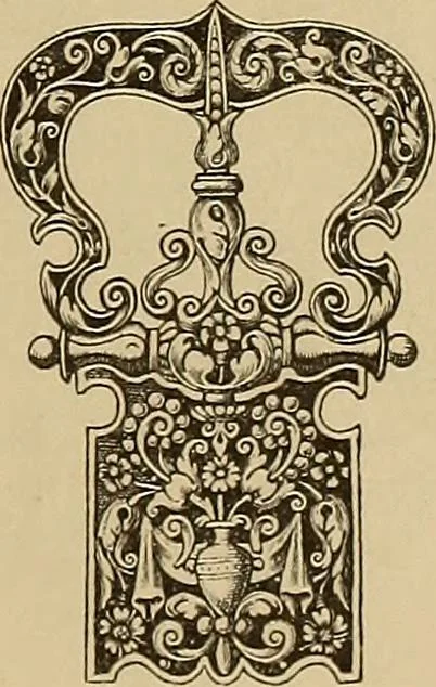 An illustration from Katalog der ornamentstich-sammlung des Kunstgewerbe-museums, mit 200 abbildungen, 1894, leaf 86