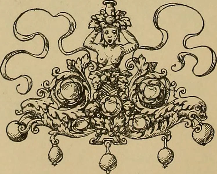 An illustration from Katalog der ornamentstich-sammlung des Kunstgewerbe-museums, mit 200 abbildungen, 1894, leaf 97
