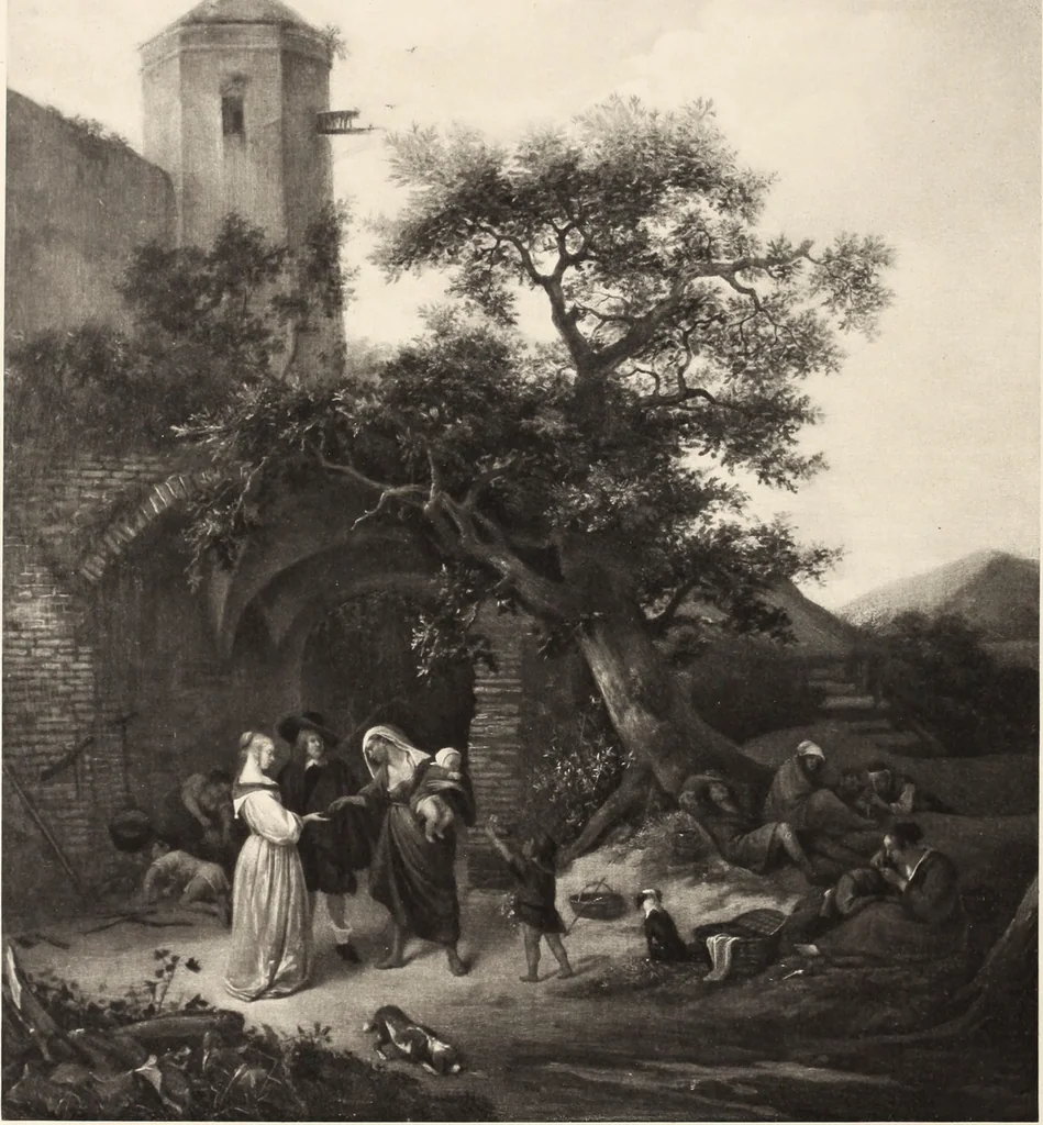 An illustration from Katalog der Sammlung Baron Königswarter in Wien : II. Abteilung: Gemälde alte Meister. Vorbesichtigung in Wien in der Kunsthandlung Friedrich Schwarz ... Vorbesichtigung in Berlin in der Kunsthandlung Eduard Schulte ..., 1906, leaf 133