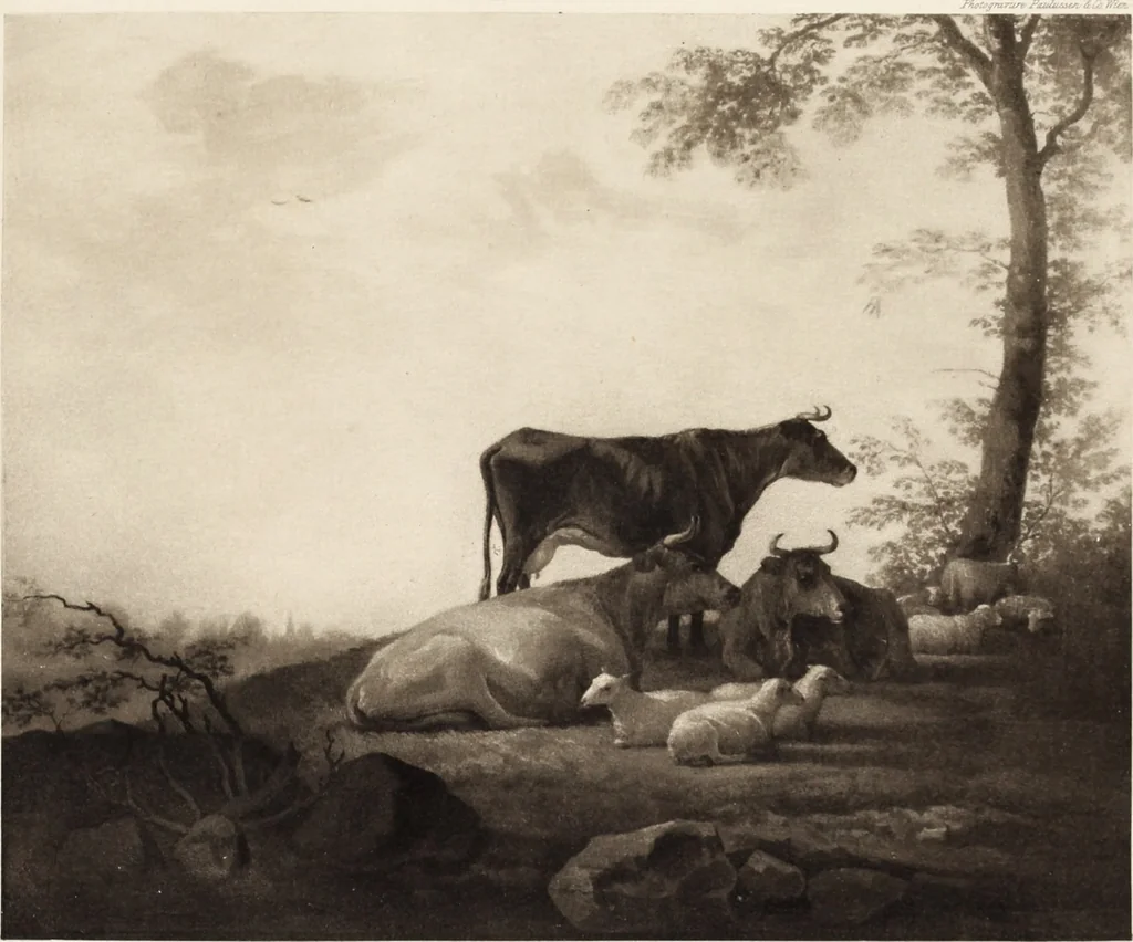 An illustration from Katalog der Sammlung Baron Königswarter in Wien : II. Abteilung: Gemälde alte Meister. Vorbesichtigung in Wien in der Kunsthandlung Friedrich Schwarz ... Vorbesichtigung in Berlin in der Kunsthandlung Eduard Schulte ..., 1906, leaf 32