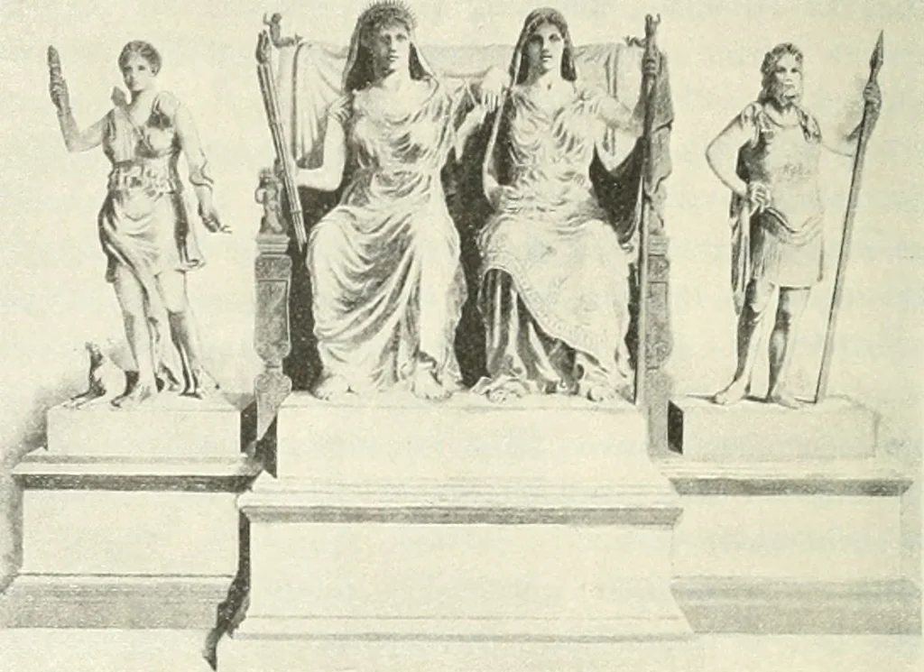 An illustration from Katalogos tou Mouseiou Lykosouras, 1911, leaf 11