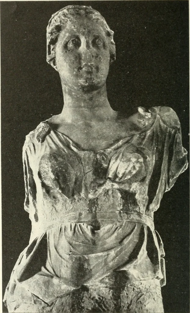 An illustration from Katalogos tou Mouseiou Lykosouras, 1911, leaf 23