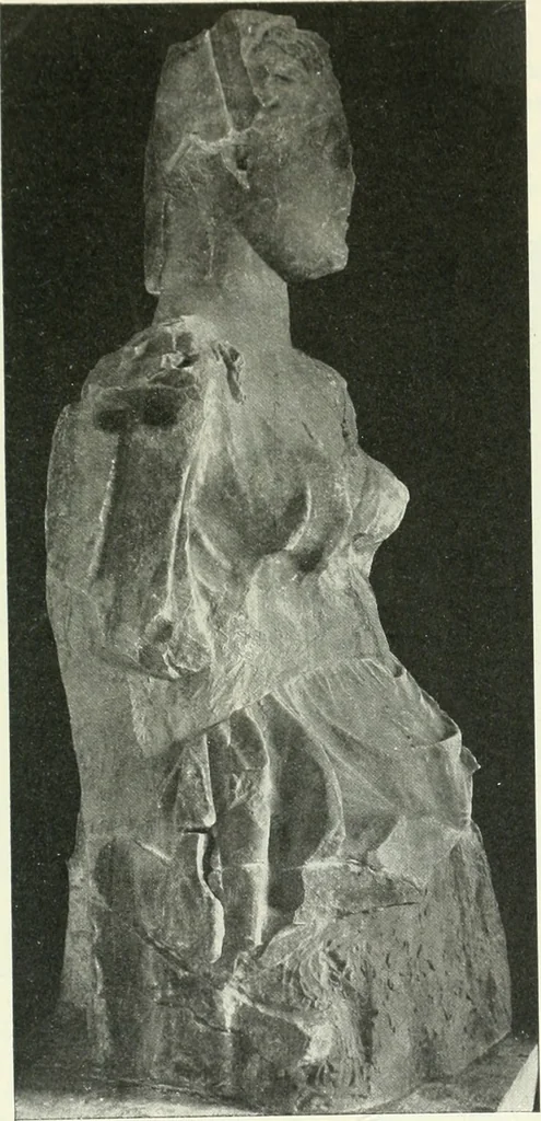 An illustration from Katalogos tou Mouseiou Lykosouras, 1911, leaf 26