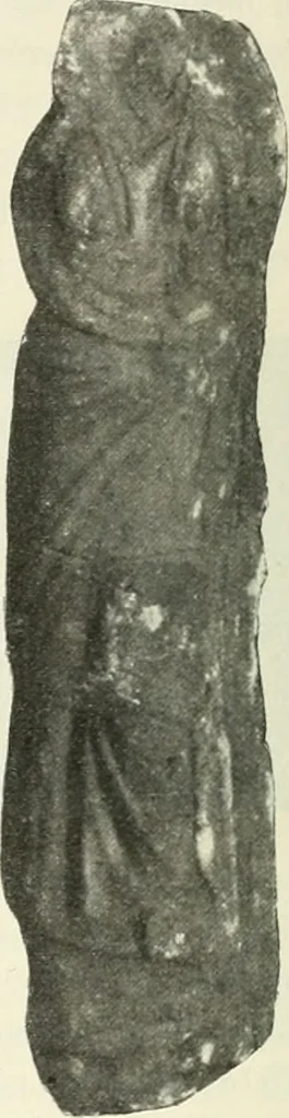 An illustration from Katalogos tou Mouseiou Lykosouras, 1911, leaf 35