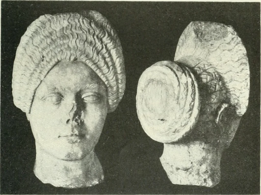An illustration from Katalogos tou Mouseiou Lykosouras, 1911, leaf 60