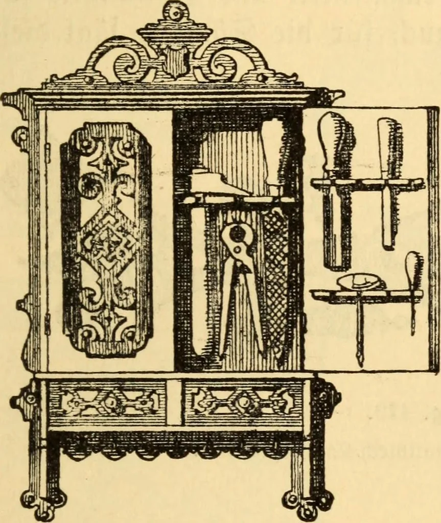 An illustration from Katechismus der Liebhaberkünste, 1896, leaf 184