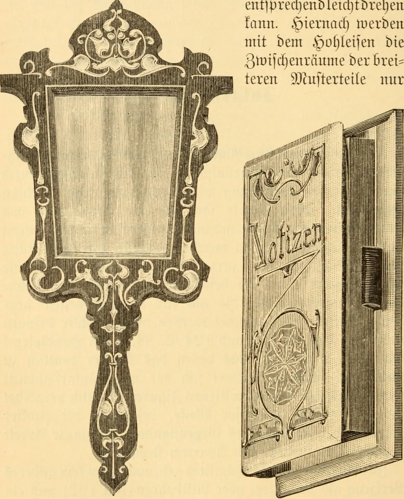 An illustration from Katechismus der Liebhaberkünste, 1896, leaf 99
