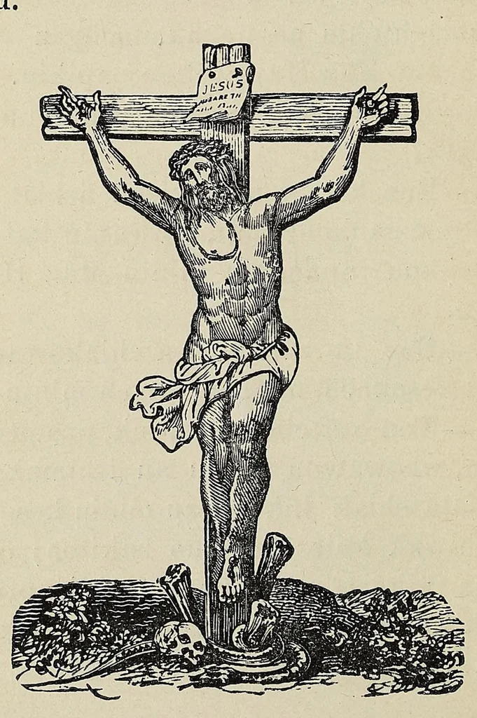 An illustration from Katolik anamïhan, ene kä: Jesus ot Äsechzekon kateshim. As wechzekatek, 1883, leaf 56
