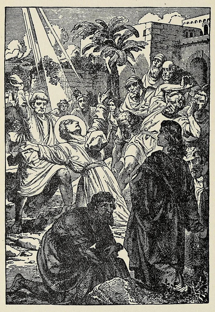 An illustration from Katolik gagikwe-masinaigan mi sa katolik enamiad gegikimind .., 1907, leaf 406