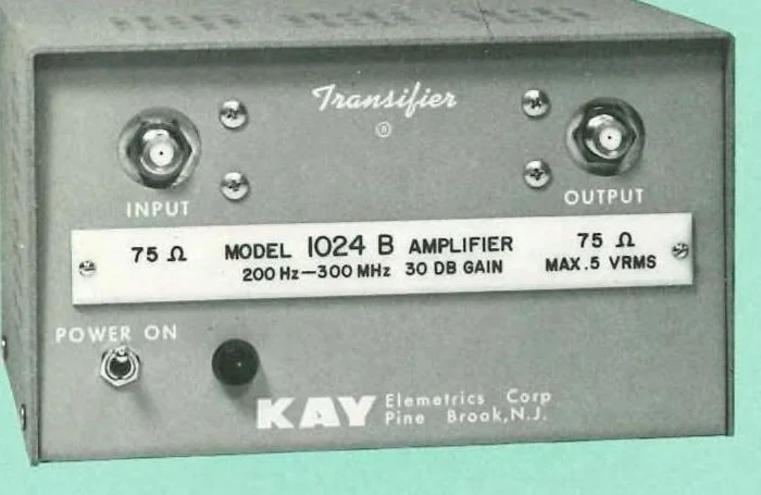 An illustration from Kay CATV Test Equipment 1973, 1973, leaf 20