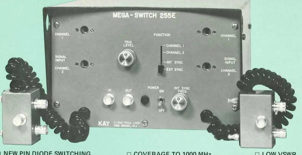 An illustration from Kay CATV Test Equipment 1973, 1973, leaf 24