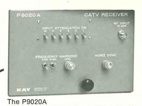 An illustration from Kay CATV Test Equipment 1973, 1973, leaf 27