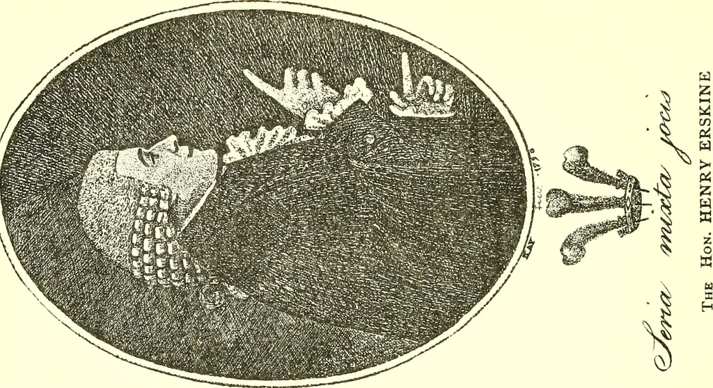 An illustration from Kay's Edinburgh portraits : a series of anecdotal biographies chiefly of Scotchmen, 1885, leaf 113