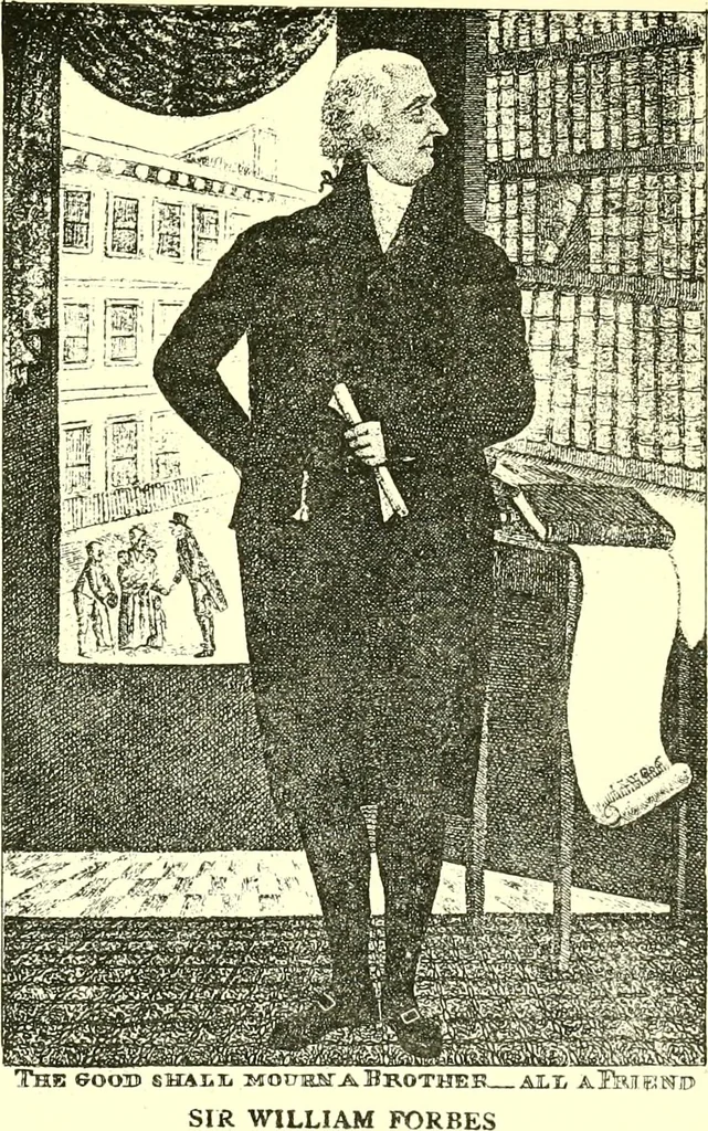 An illustration from Kay's Edinburgh portraits : a series of anecdotal biographies chiefly of Scotchmen, 1885, leaf 148