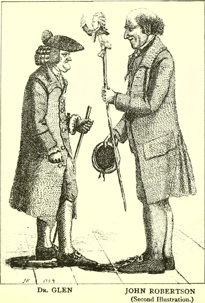 An illustration from Kay's Edinburgh portraits : a series of anecdotal biographies chiefly of Scotchmen, 1885, leaf 49